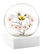 Butterfly on Branch<br>CoolSnowGlobe